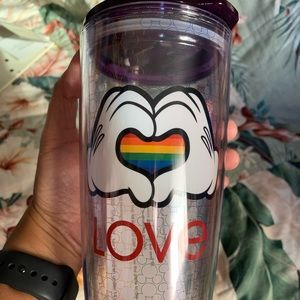 Disney Pride “Love” Tumbler ❤️🧡💛💚💙💜